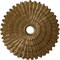 Ekena Millwork Eryn Ceiling Medallion (Fits Canopies up to 4"), 24 3/4"OD x 3 1/4"ID x 1 7/8"P, Pale Gold CM24ENPAS - alternate 1